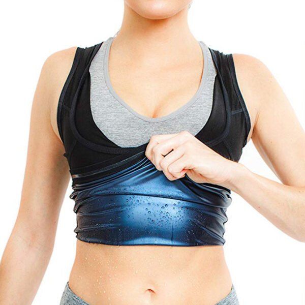 Neoprene Sauna Sweat Vest – Slimming Body Shaper, Waist Trainer, and Workout Enhancer for Men/Women - Image 4